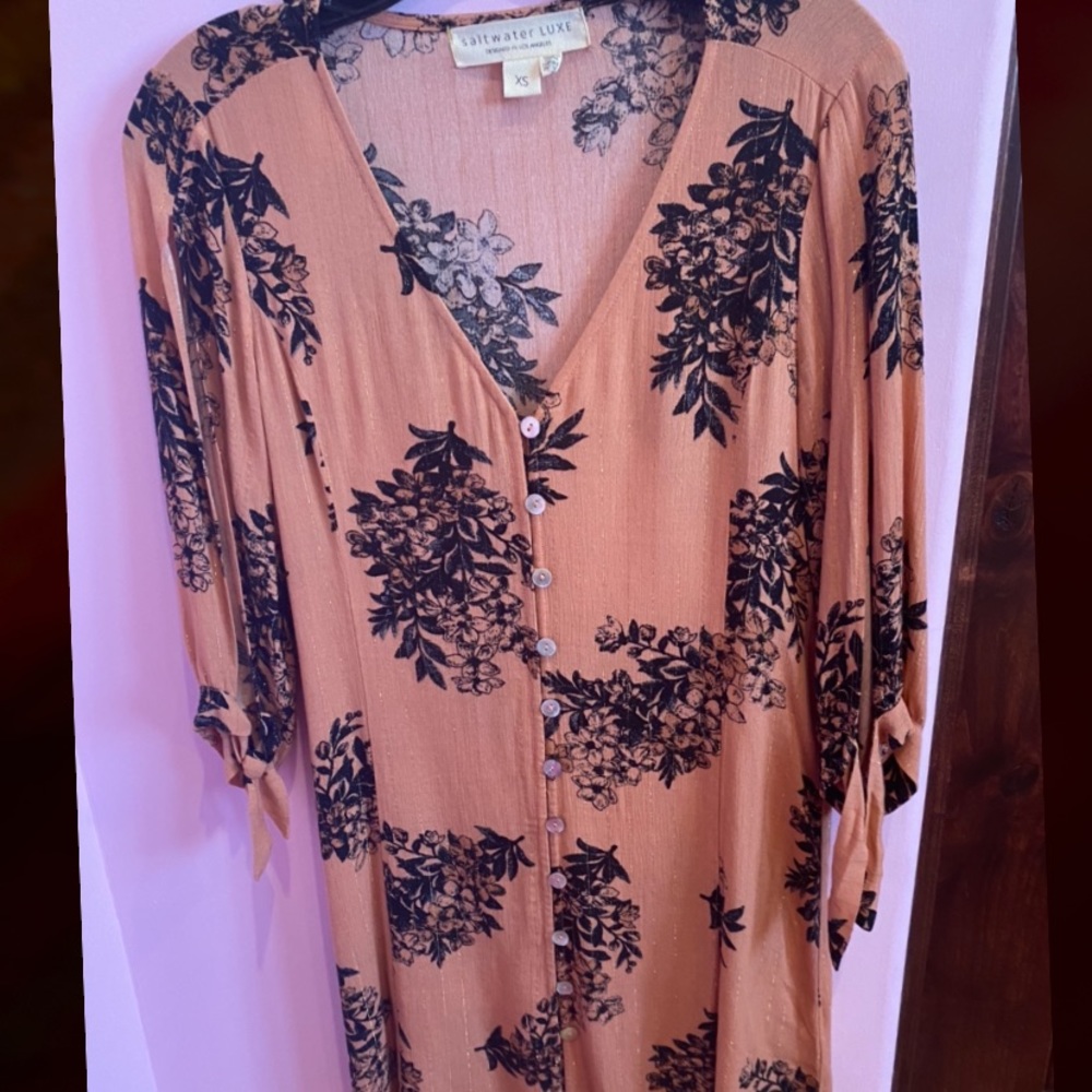 A dress by saltwater luxe. Only been worn once.